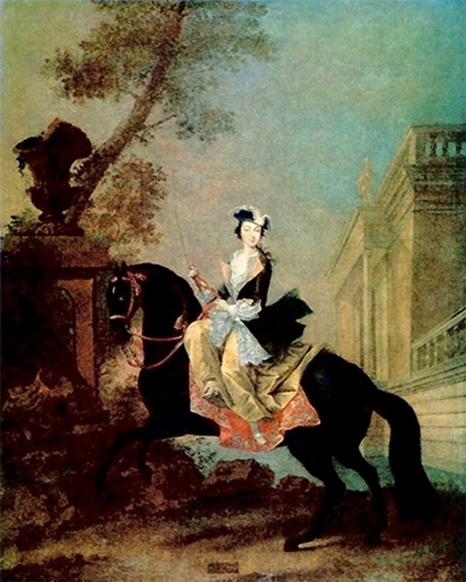 Katarina Velika na konju. Foto: Wikimedia Commons/Ghirlandajo