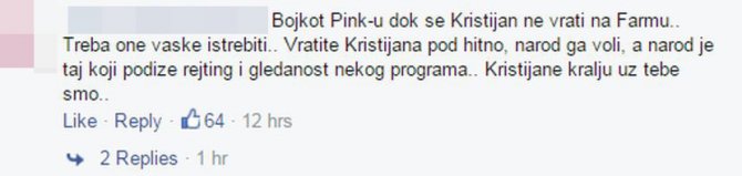 Printskrin: Facebook/RTV Pink