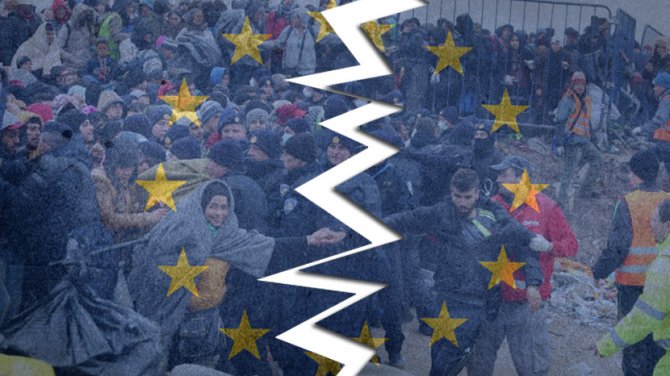 Migrantska kriza je najveća opasnost po Evropsku uniju. Foto-montaža: Milena Đorđević, pixabay.com