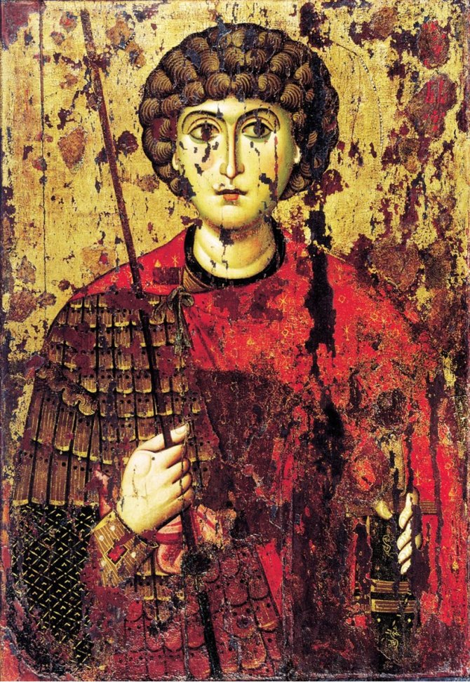 Sveti Đorđe, ikona s kraja 11. ili početka 12. veka. Foto: Wikimedia Commons/expertmus.livejournal.com