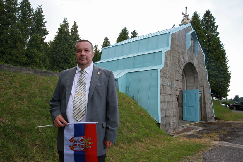 U drugom najvećem mauzoleju srpskih vojnika stradalih u I svetskom ratu, u Jindrihovicama, u Češkoj, održano je, u okviru nedavnih Vidovdanskih svečanosti, opelo zahvalnosti. Foto: Milena Đorđević