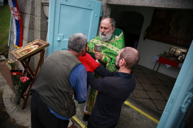 U drugom najvećem mauzoleju srpskih vojnika stradalih u I svetskom ratu, u Jindrihovicama, u Češkoj, održano je, u okviru nedavnih Vidovdanskih svečanosti, opelo zahvalnosti. Foto: Milena Đorđević