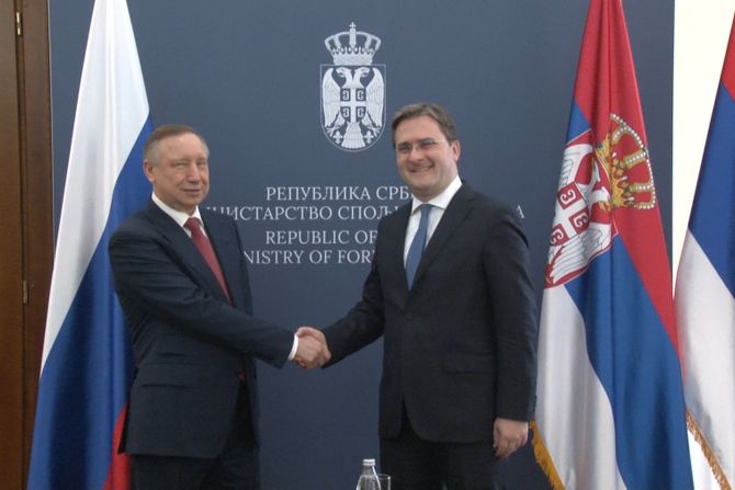 Selaković sa čelnikom Sankt Peterburga Srbija čvrsto opredeljena za