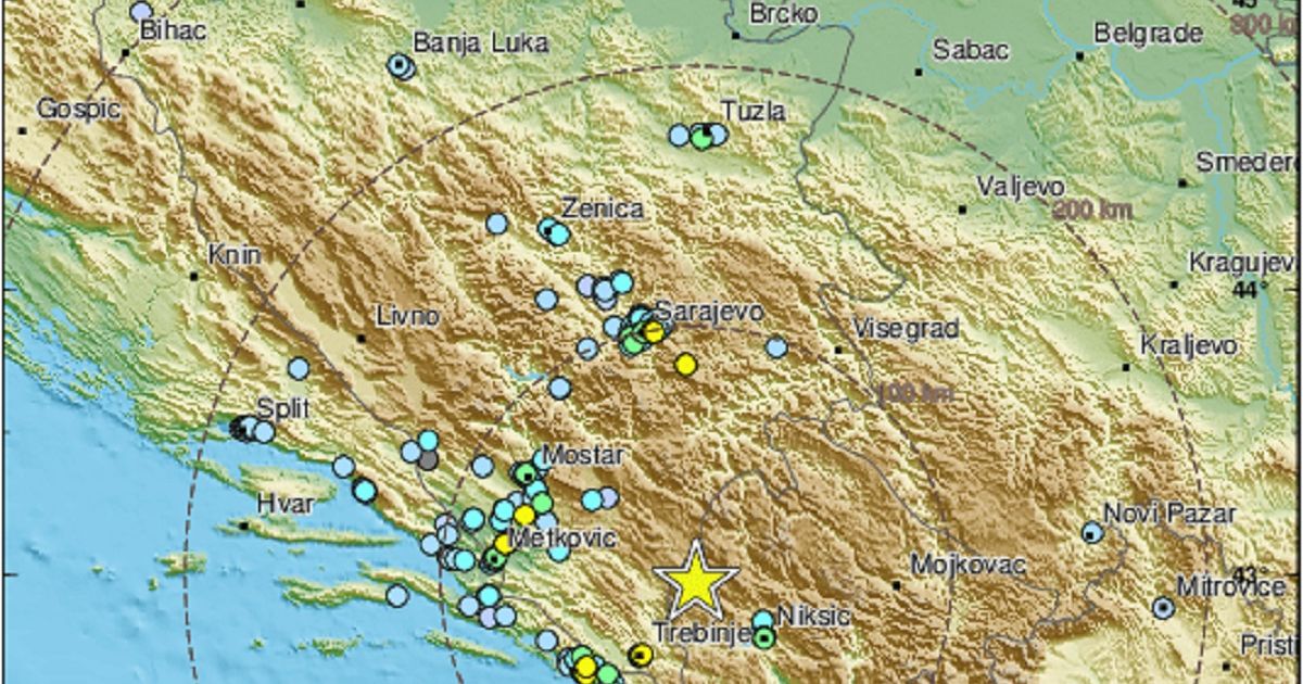 Serija zemljotresa u Crnoj Gori nakon potresa jačine 5 7 stepeni Ovo