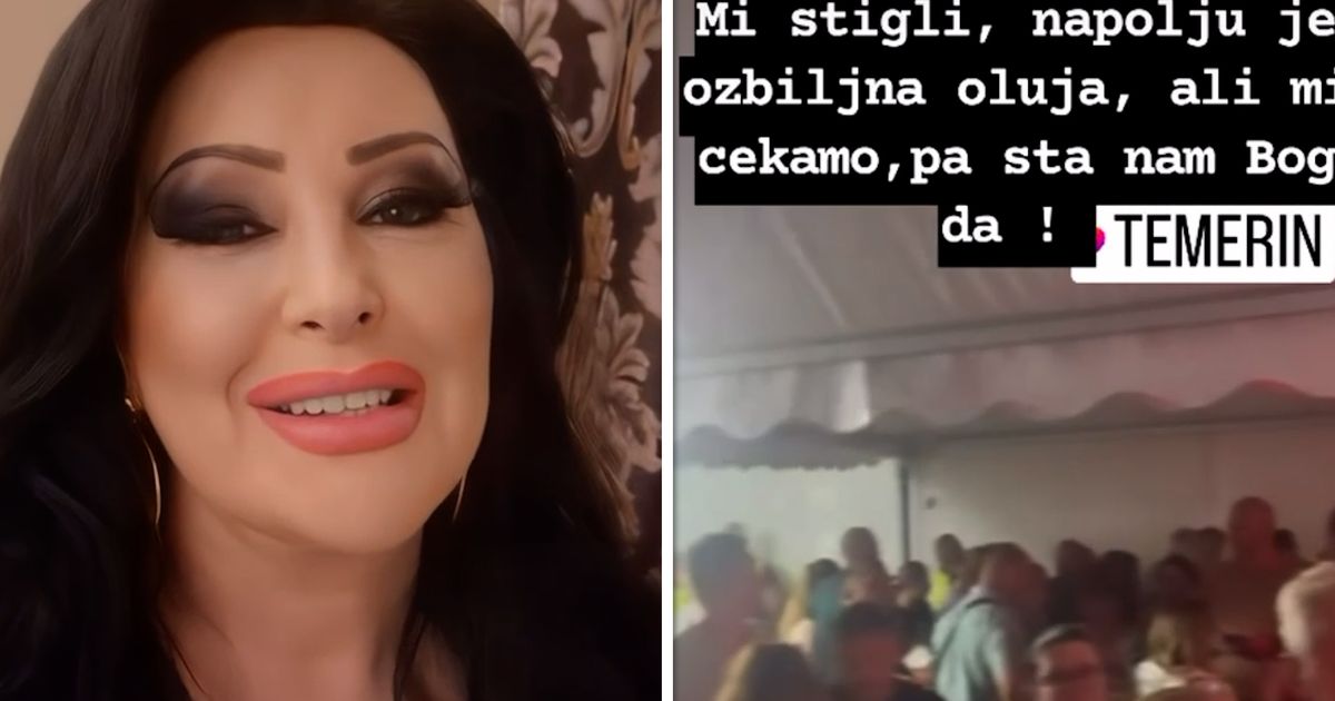 Dragana Mirkovi Morala Da Otka E Koncert Na La Se Usred Stra Ne Oluje