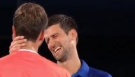 Medvedev kao da je šapnuo posle meča Novaku "Pobeđujem te sledeći put", jer reakcija našeg asa je vrhunska! (GIF)