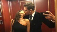 Prvi javni poljubac Miloša Bikovića i lepe Barbare pao u liftu na Dan zaljubljenih, a evo šta je glumac poručio uz sliku! (FOTO)