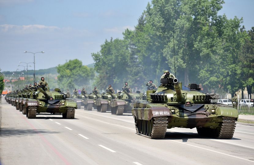 Generalna proba svečane parade za Dan pobede Generalna proba svečane parade za Dan pobede