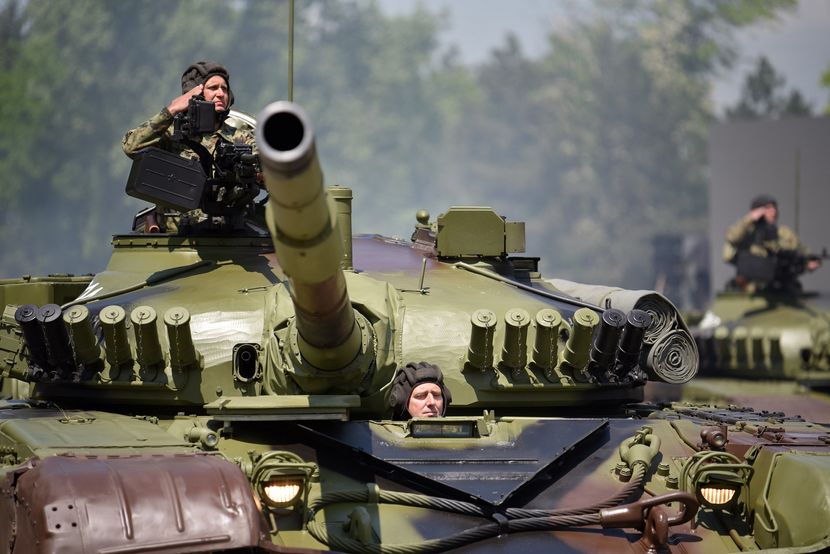 Generalna proba svečane parade za Dan pobede Generalna proba svečane parade za Dan pobede