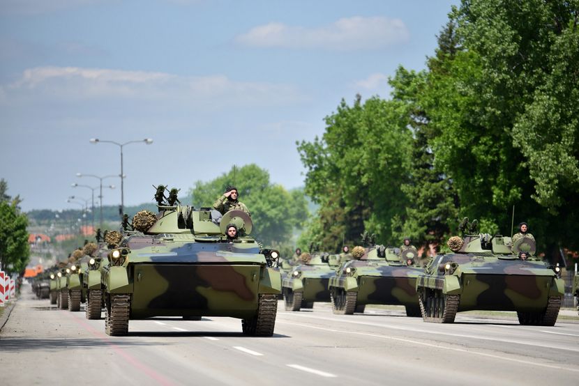Generalna proba svečane parade za Dan pobede Generalna proba svečane parade za Dan pobede