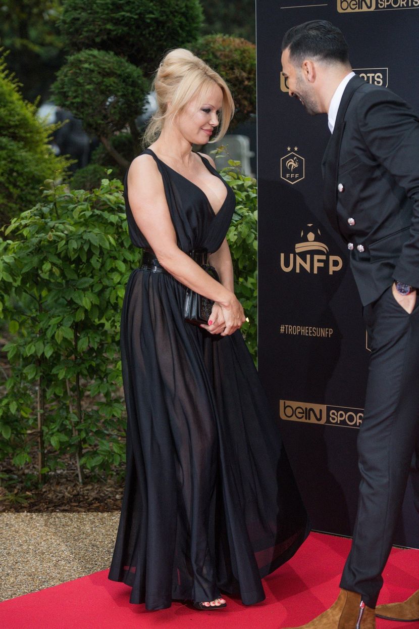 Pamela Anderson, Adil Rami Pamela Anderson, Adil Rami