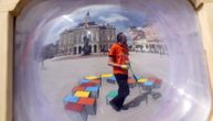 3D ulična umetnost u centru Novog Sada: Svet iz drugačije perspektive (FOTO)