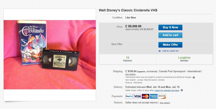Dizni crtani filmovi VHS Dizni crtani filmovi VHS