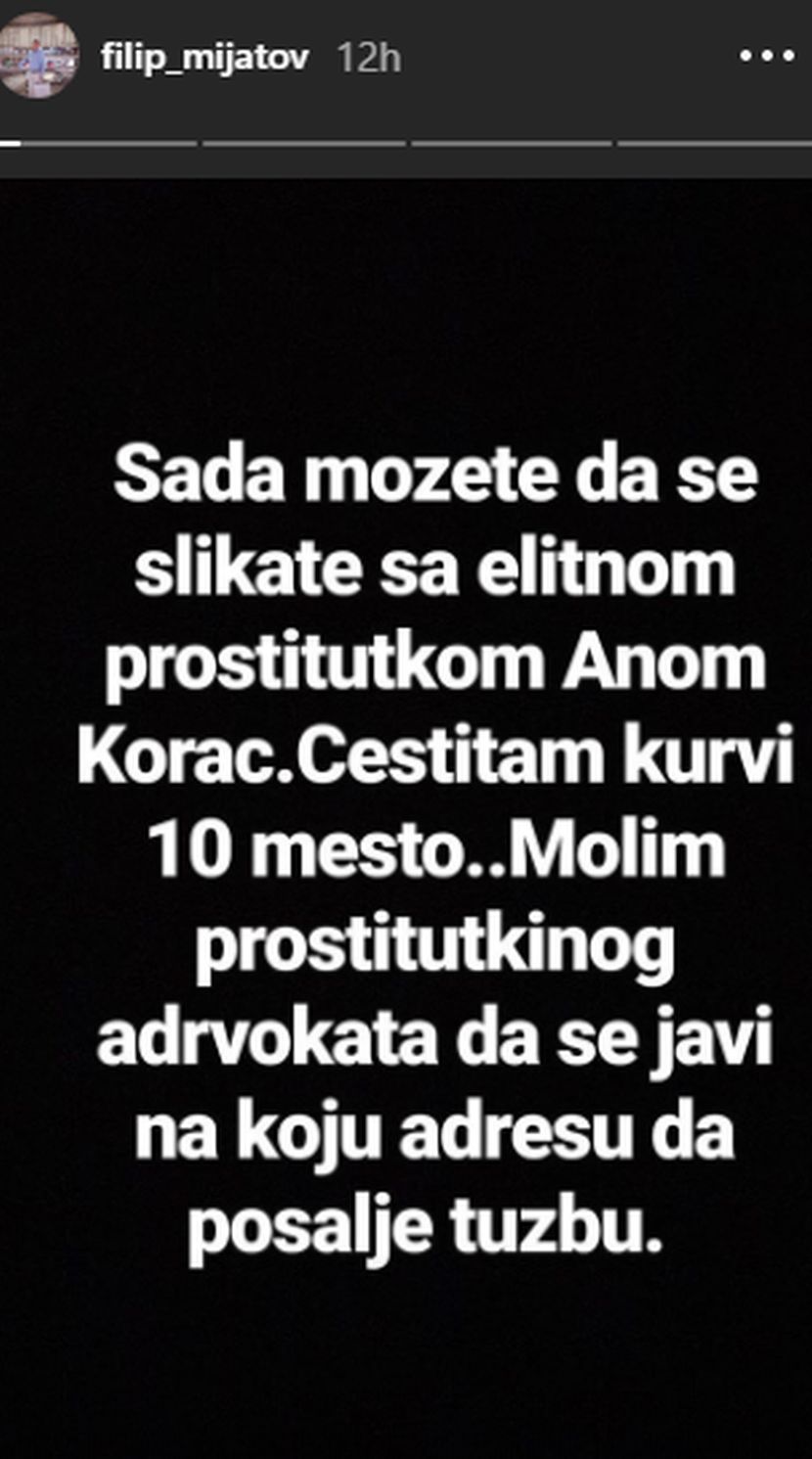 Filip Mijatov, Ana Korać