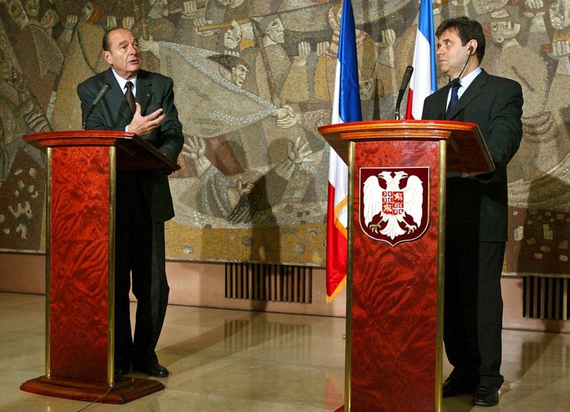 Jacques Chirac, Žak Širak, poseta Beogradu Jacques Chirac, Žak Širak, poseta Beogradu