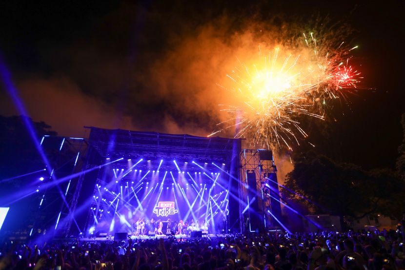 EXIT festival 2019, vatromet, otvaranje EXIT festival 2019, vatromet, otvaranje