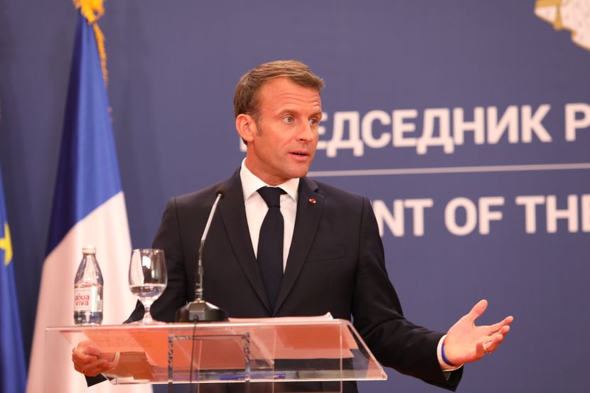 Emanuel Makron, Aleksandar Vučić Emanuel Makron, Aleksandar Vučić