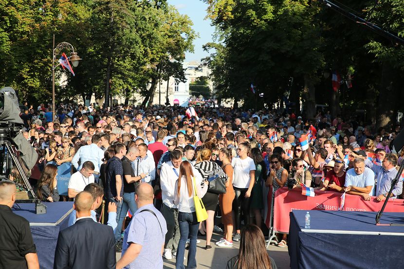 Kalemegdan, pripreme za dolazak Makrona Kalemegdan, pripreme za dolazak Makrona