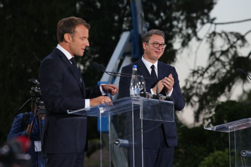 Emanuel Makron, Aleksandar Vučić, Kalemegdan Emanuel Makron, Aleksandar Vučić, Kalemegdan