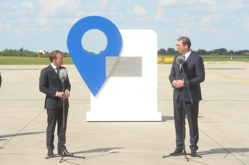 Vucic, Makron Vucic, Makron