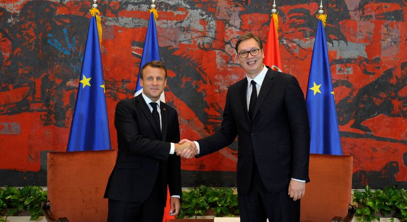 Emanuel Makron, Aleksandar Vučić Emanuel Makron, Aleksandar Vučić