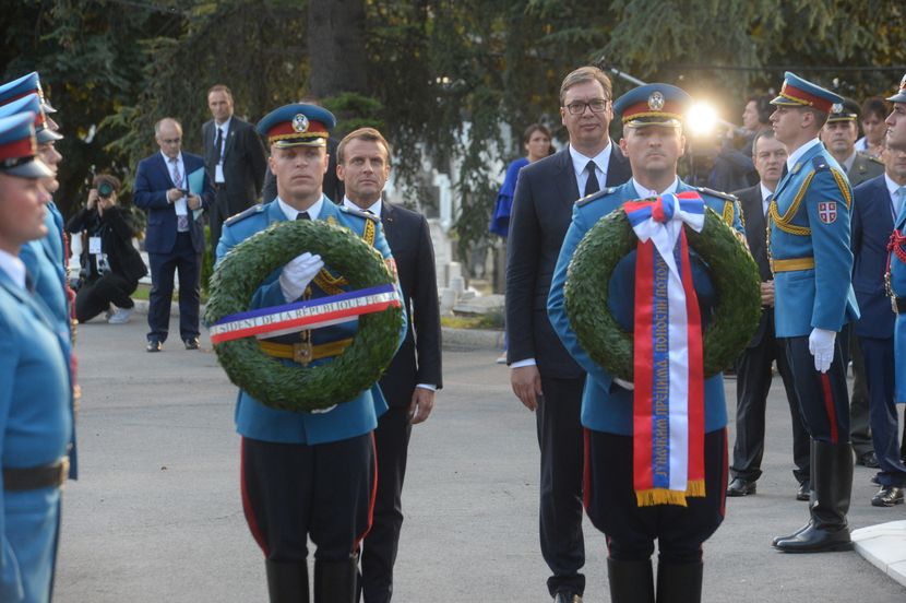 Emanuel Makron, Aleksandar Vučić Emanuel Makron, Aleksandar Vučić