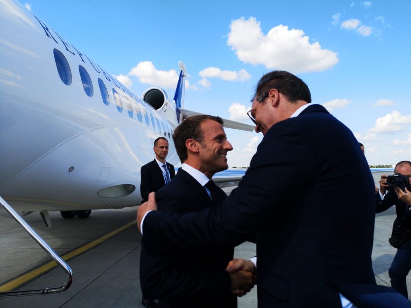 Emanuel Makron, Aleksandar Vučić Emanuel Makron, Aleksandar Vučić