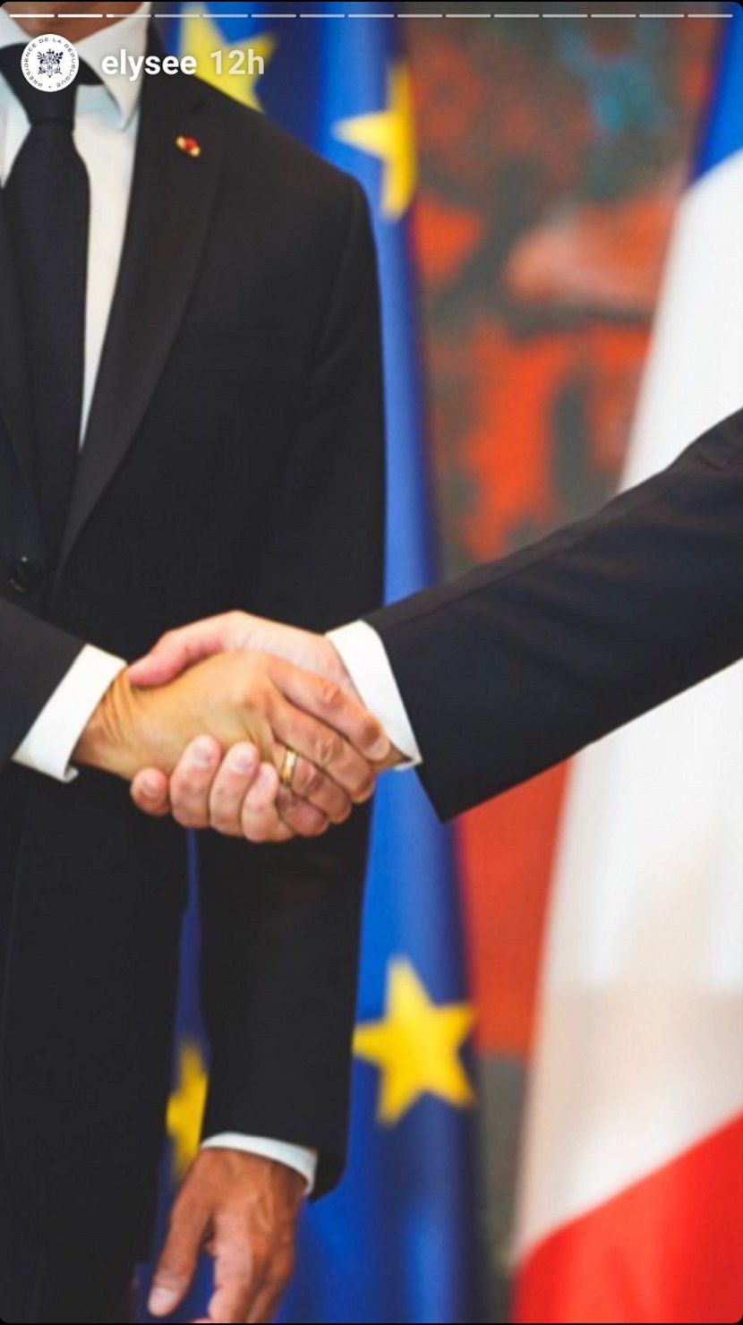 Emanuel Makron, Aleksandar Vučić Emanuel Makron, Aleksandar Vučić