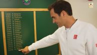 Iskopali su ružan gest Federera pred Vimbldon: Srednji prst za Noleta na tabli šampiona (VIDEO)