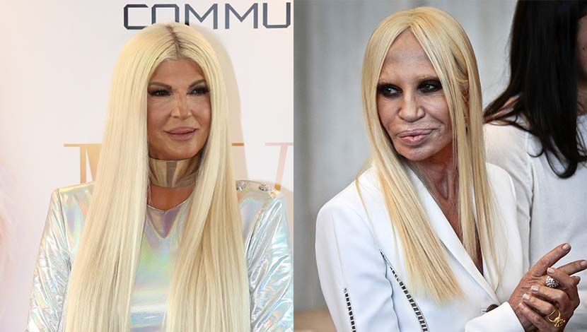 Jelena Karleusa Donatela Versace Jelena Karleusa Donatela Versace
