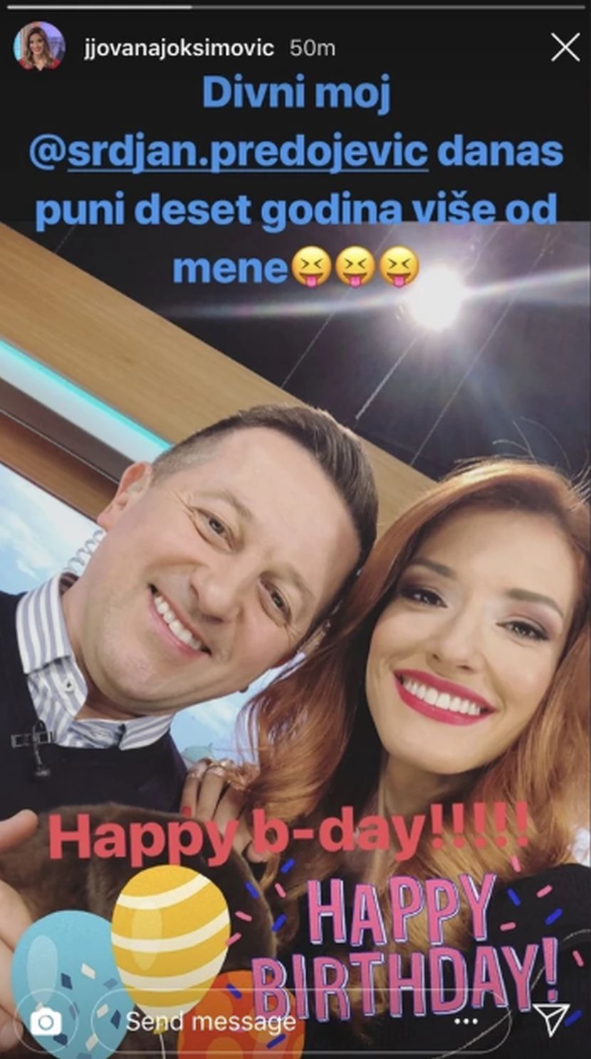 Jovana Joksimović i Srđan Predojević Jovana Joksimović i Srđan Predojević