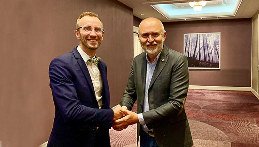 Jacob Dejewski CEO EggDonationFriends.com i Nebojša Petrović CEO Bio Save Group Jacob Dejewski CEO EggDonationFriends.com i Nebojša Petrović CEO Bio Save Group