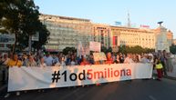 U Beogradu održan protest "1 od 5 miliona"