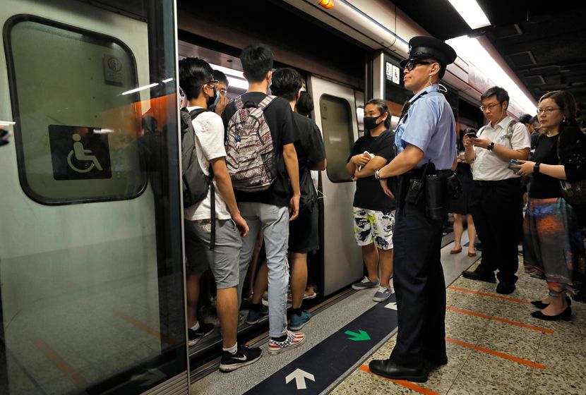 Hongkong blokada metroa Hongkong blokada metroa
