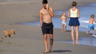 Novak Djokovic photographed with wife and kids on beach in Spain (PHOTOS)