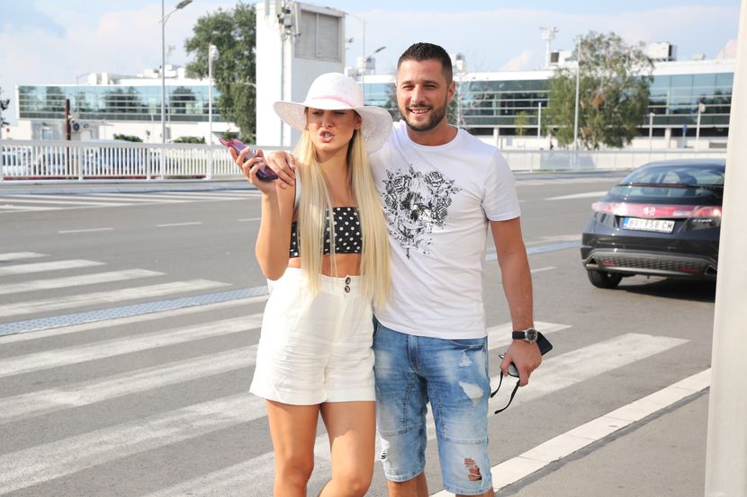 Luna Đogani i Marko Miljković, aerodrom