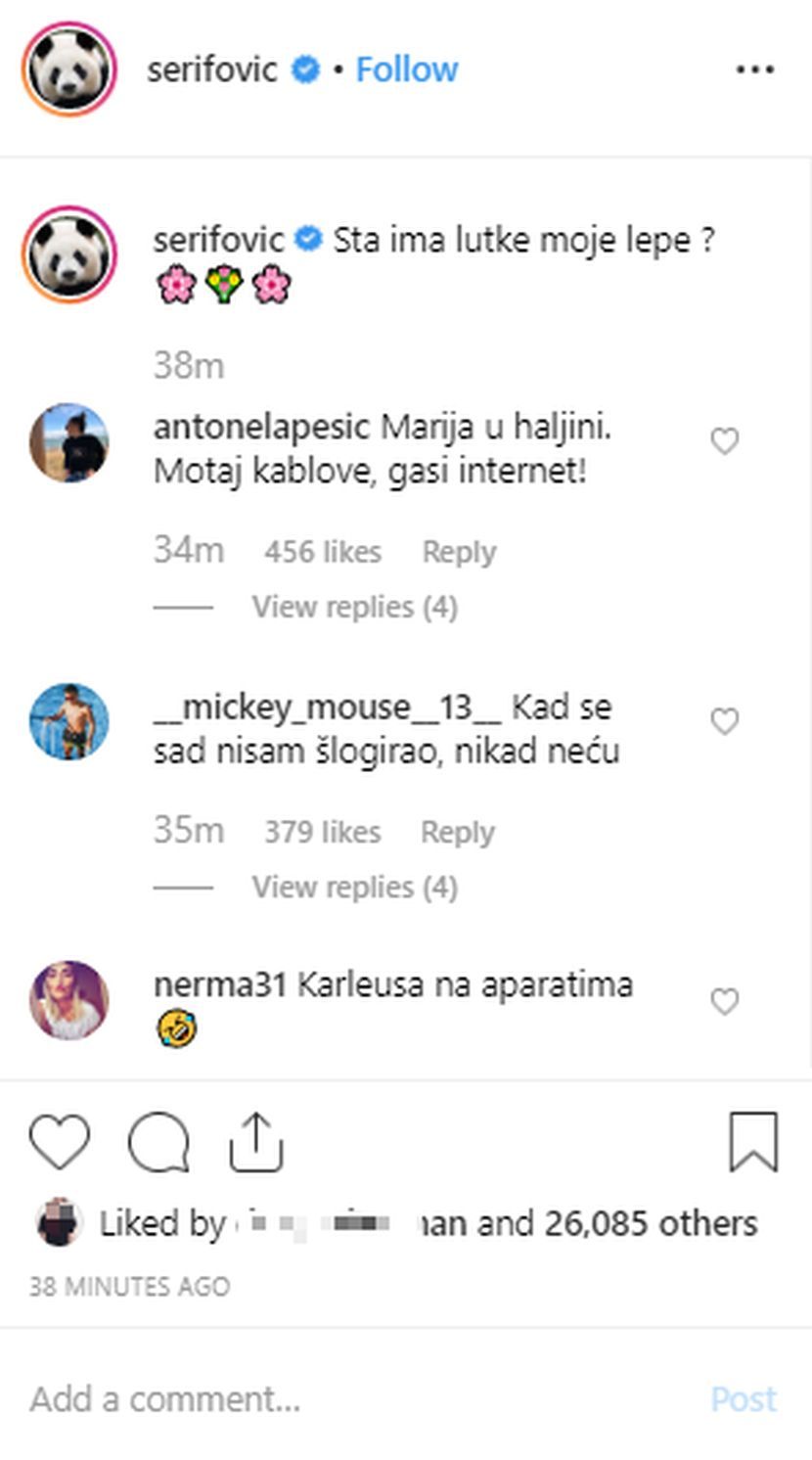 Marija Šerifović komentari haljina Marija Šerifović komentari haljina