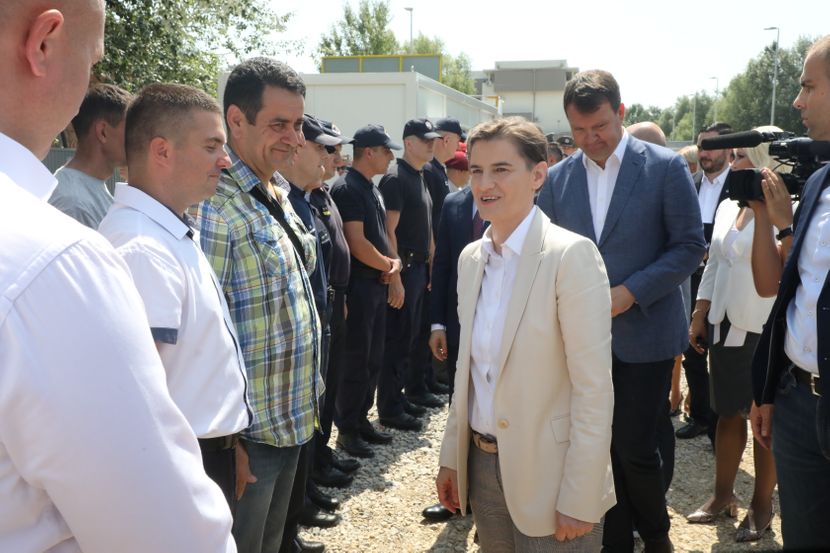 Novi Sad, Ana Brnabić, Kamen temeljac za stanove pripadnika bezbednosti Novi Sad, Ana Brnabić, Kamen temeljac za stanove pripadnika bezbednosti