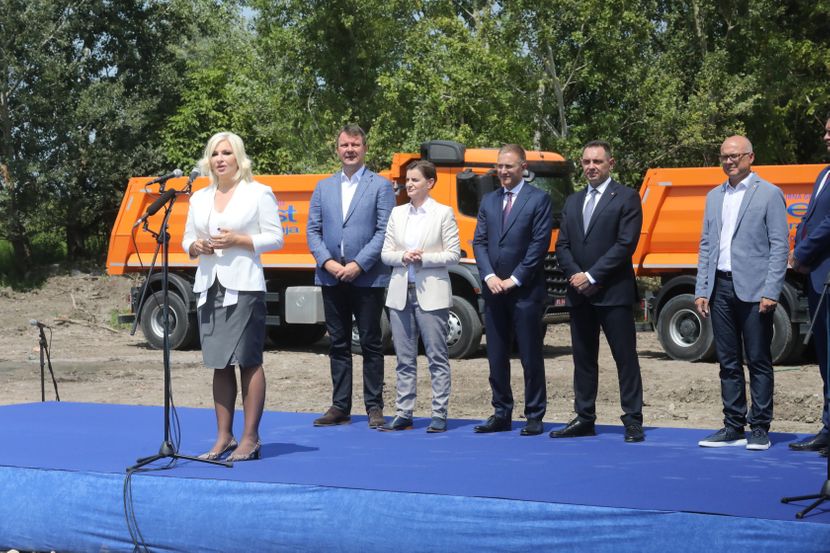Novi Sad, Ana Brnabić, Kamen temeljac za stanove pripadnika bezbednosti Novi Sad, Ana Brnabić, Kamen temeljac za stanove pripadnika bezbednosti