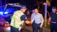 Stefanović u noćnoj patroli sa interventnom: Kažnjeno 56 pijanih vozača, troje zadržano u policiji