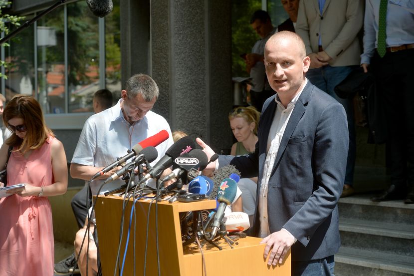 Vladimir Orlić, Đorđo Žujović, sastanak opozicije Vladimir Orlić, Đorđo Žujović, sastanak opozicije
