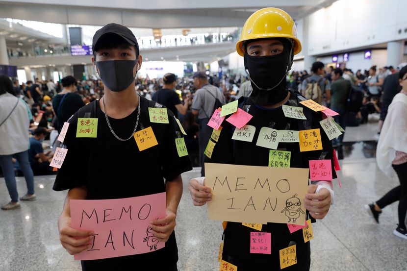 hongkong, protesti, aerodrom hongkong, protesti, aerodrom