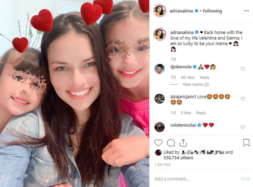 Adrijana Adriana Lima Novak Djoković Đoković Adrijana Adriana Lima Novak Djoković Đoković