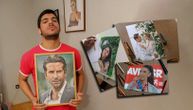 Stefanovi portreti samo što ne namignu sa papira: Poznati ga vole, a on od umetnosti živi u Srbiji