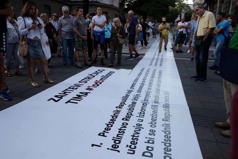Ucenici protesta 1 od 5 miliona u Beogradu Ucenici protesta 1 od 5 miliona u Beogradu