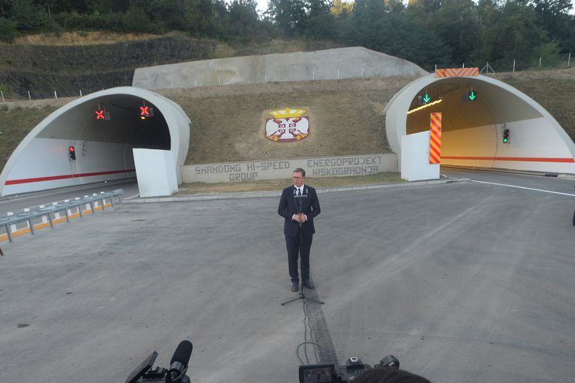 Otvaranje auto-puta Miloš Veliki, Aleksandar Vučić Otvaranje auto-puta Miloš Veliki, Aleksandar Vučić
