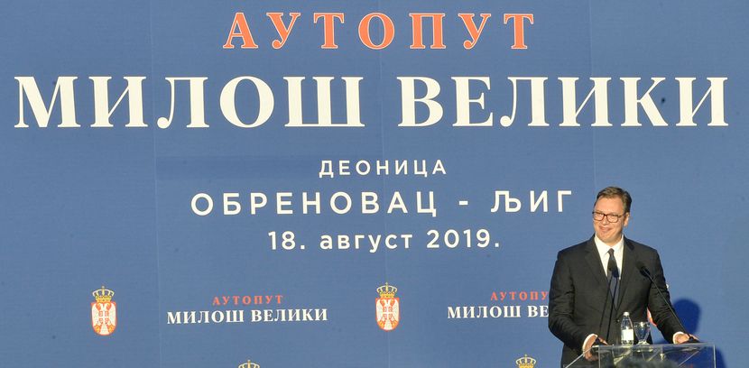 Aleksandar Vučić, otvaranje auto-puta Aleksandar Vučić, otvaranje auto-puta