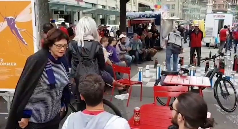 Gospodja iz Švajcarske naletela na Delije Gospodja iz Švajcarske naletela na Delije