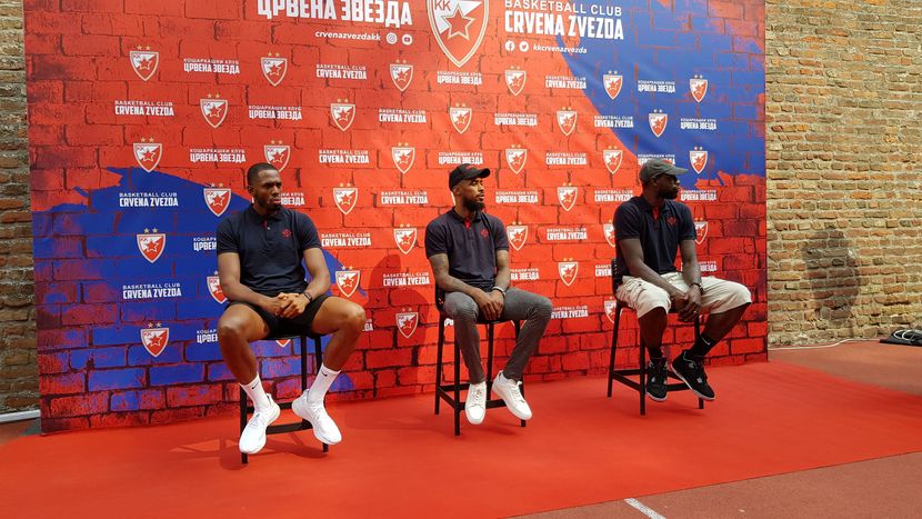 KK Crvena zvezda, Dzejms Gist, Lorenco Braun, Derik Braun