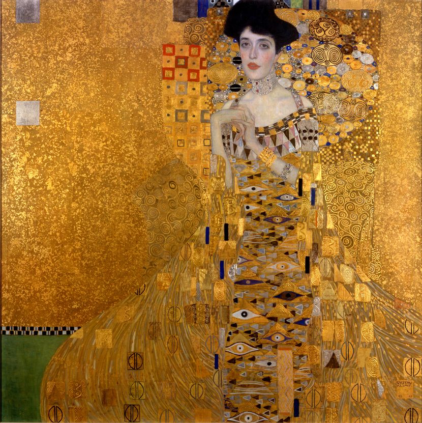 Gustav Klimt, Portret Adele Bloh-Bauer I, Bečka secesija, Istorija umetnosti, Slikarstvo Gustav Klimt, Portret Adele Bloh-Bauer I, Bečka secesija, Istorija umetnosti, Slikarstvo